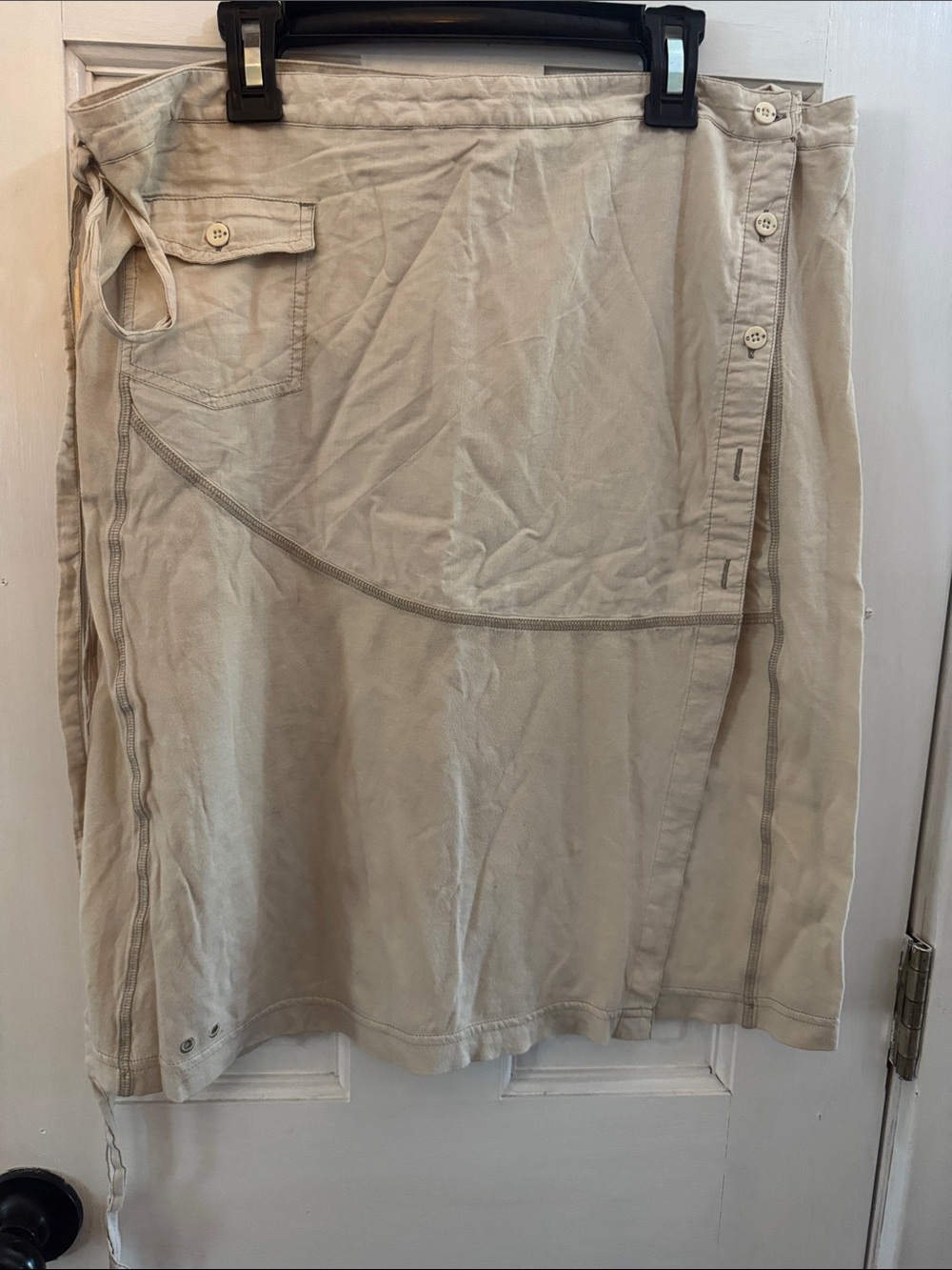 Converse Beige Wrap Skirt